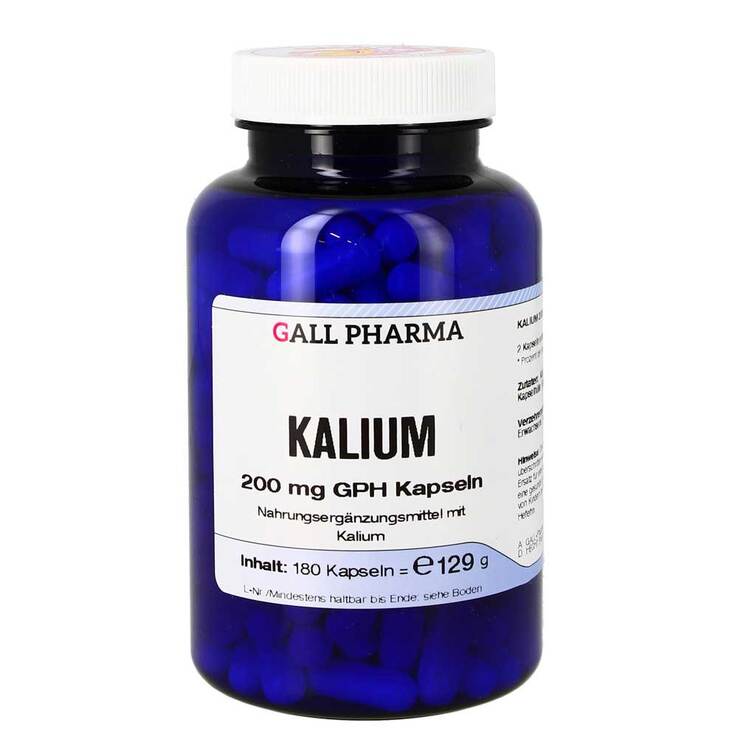 Kalium 200 mg GPH Kapseln, 180 St
