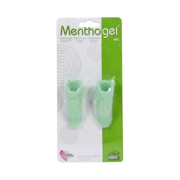 Wellys-paret med knokkelbeskytter + separator 'Menthogel'