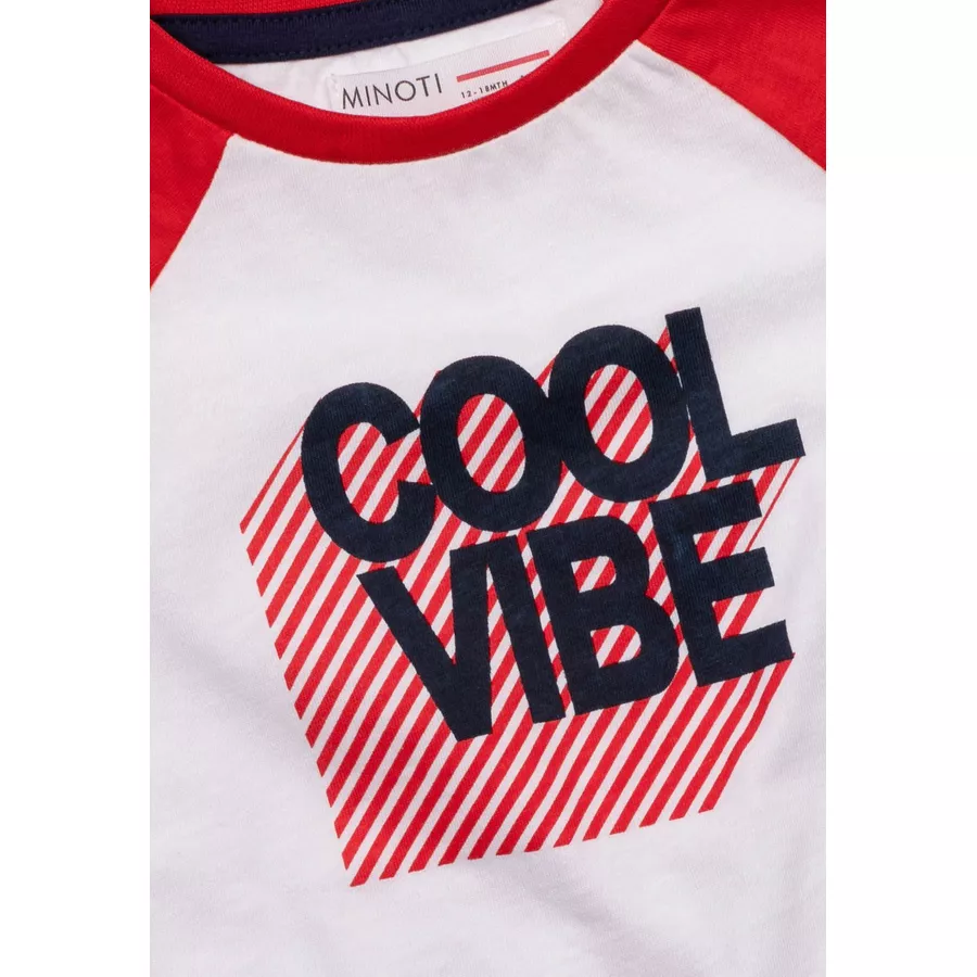 MINOTI T-Shirt WeißRot
