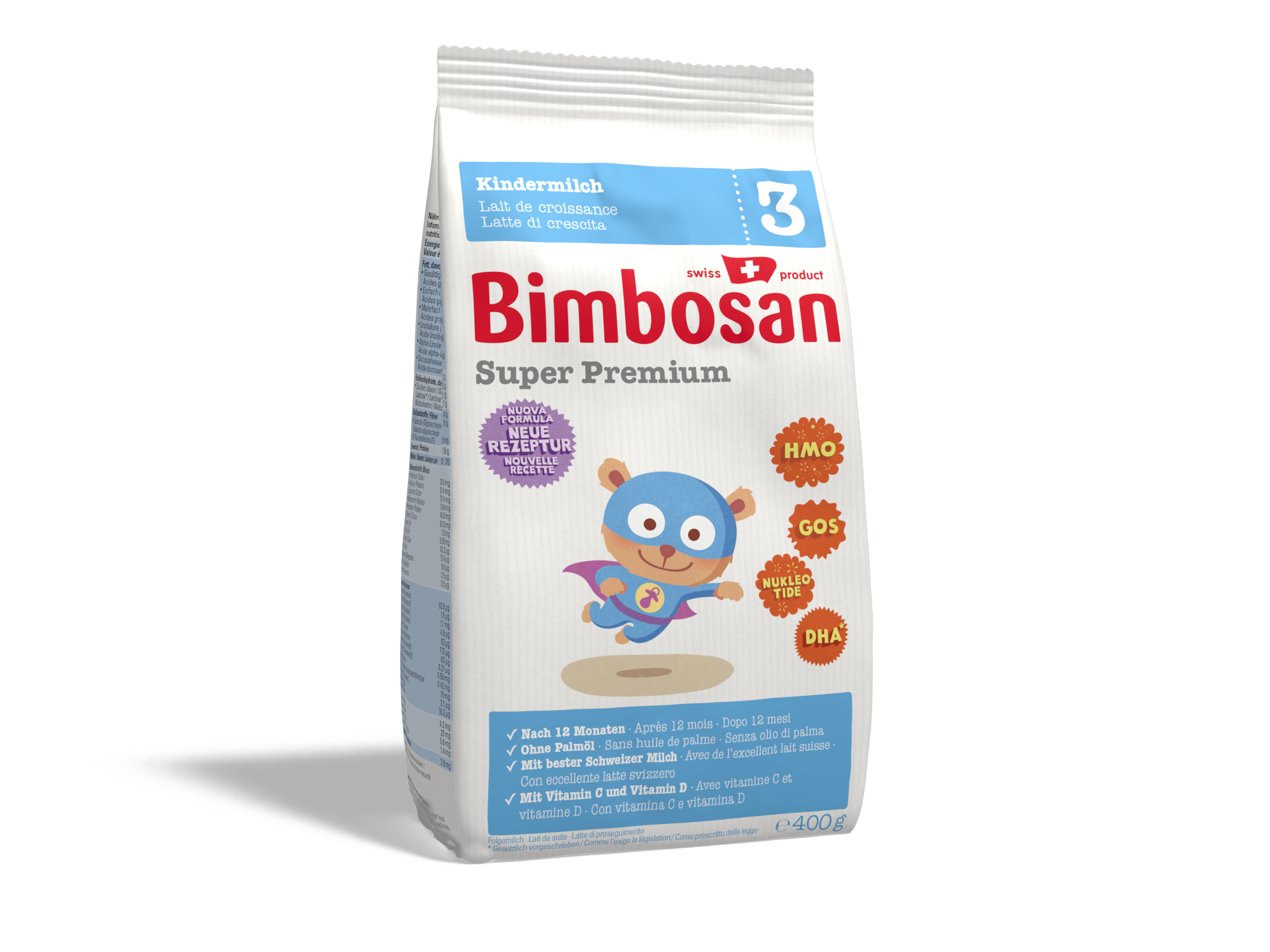 BIMBOSAN Super Premium 3 Kindermilch Plv refill Btl 400 g