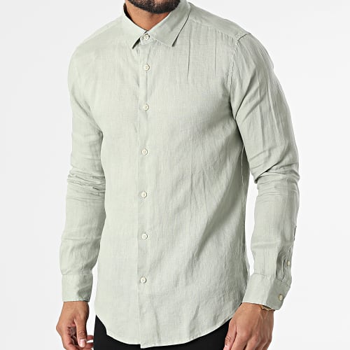 Chemise A Manches Longues 7631 Vert Clair
