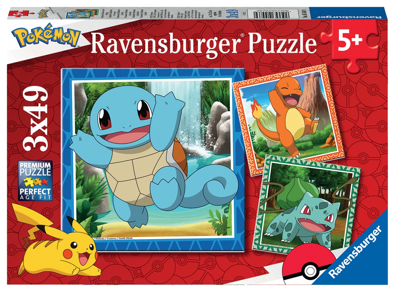 Ravensburger - Pokémon 3x49p