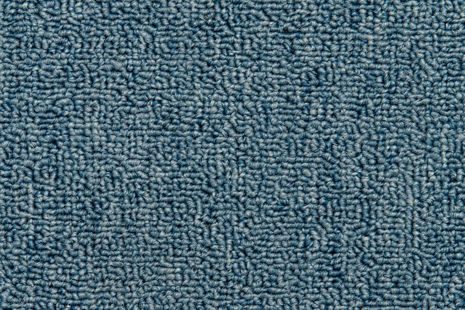 TAPISO Nizza Teppich Anti Rutsch Blau Einfarbig Waschbar Wohnzimmer Schlafzimmer Pflegeleicht Waschmaschinenfest Loop-Teppich ÖKO-TEX 300 x 400 cm