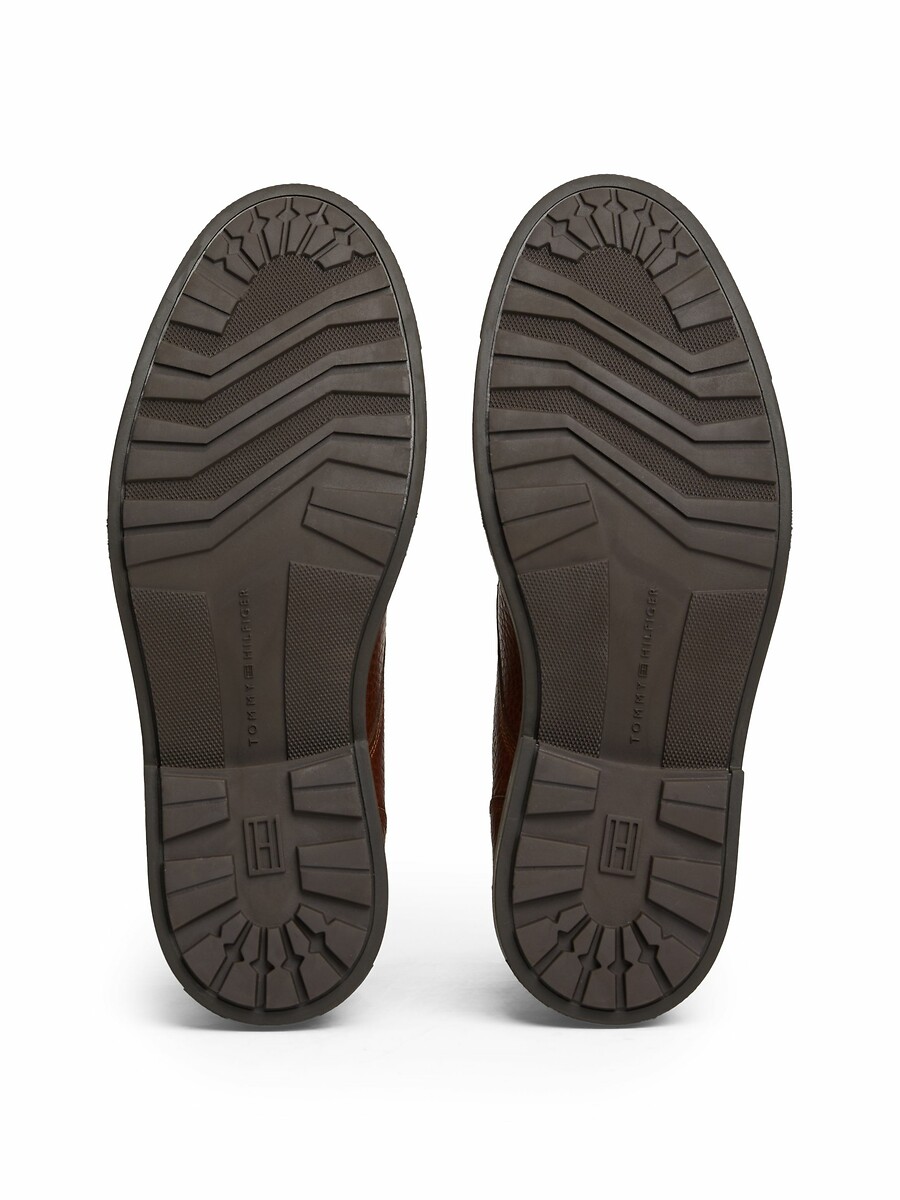TOMMY HILFIGER<br>Botas de couro forradas para atividades ao ar livre