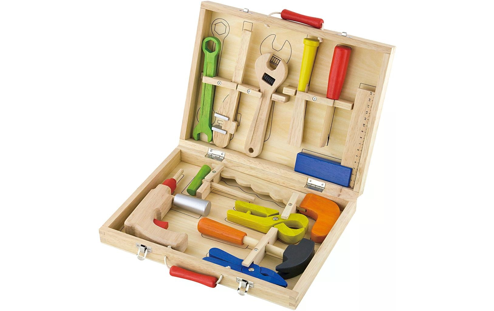 Viga® Holzspielzeug Kinder-Werkzeug-Set »12 Teile«