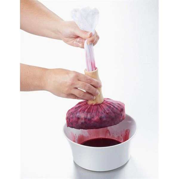 Mousseline à gelée et coulis