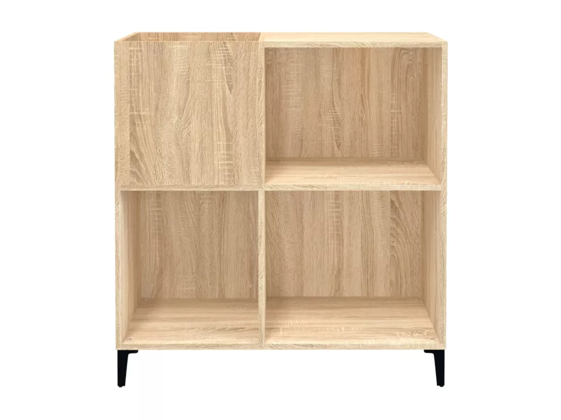 Armoire à disques chêne sonoma 84,5x38x89 cm bois d'ingénierie