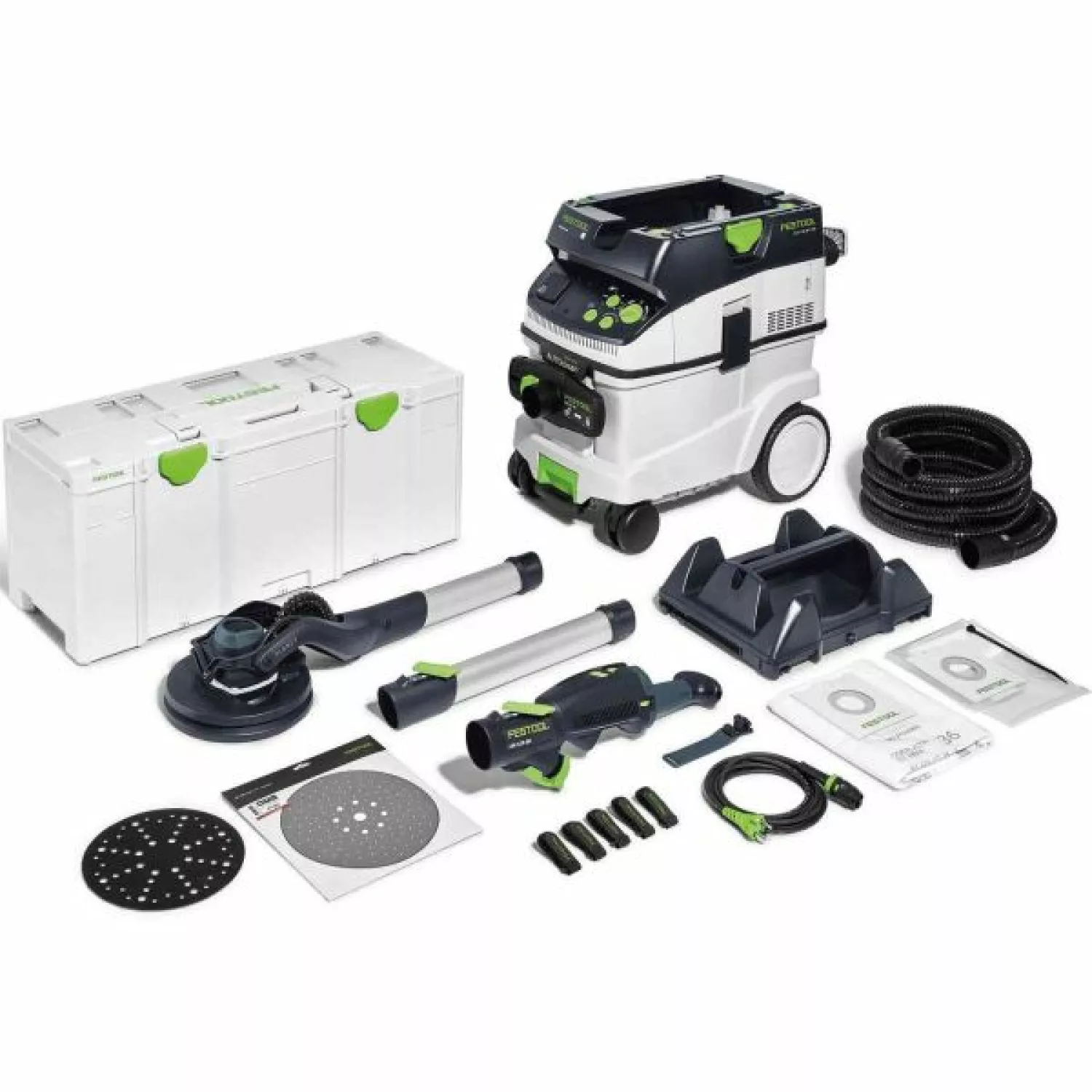 Festool PLANEX LHS 2 225/CTM 36-Set Wandschuurmachine set incl. bouwstofzuiger incl. systainer - 400W - 220mm