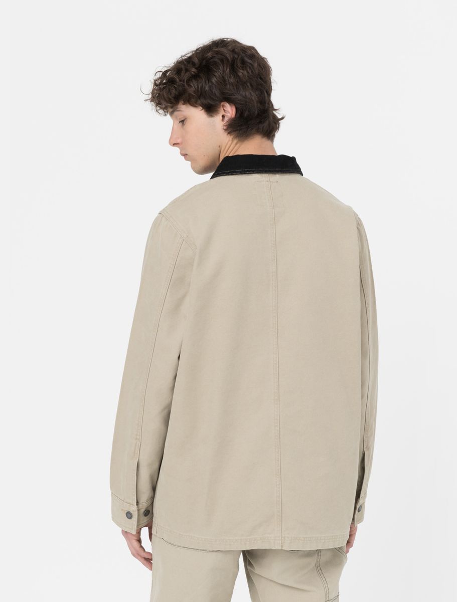 Dickies Duck Canvas Chore Jacket Stone Washed Desert Sand