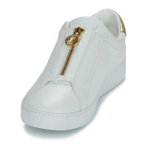 MICHAEL Michael Kors - KEATON ZIP SLIP ON Blanco / Oro