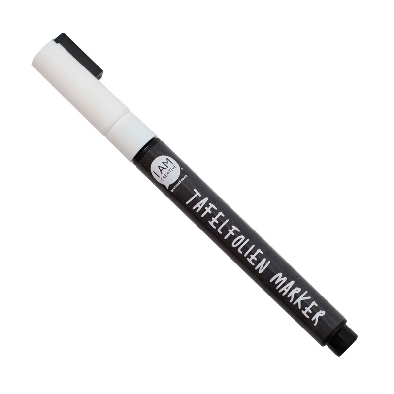 I AM CREATIVE Tafelfolienmarker / Kreidemarker, weiss
