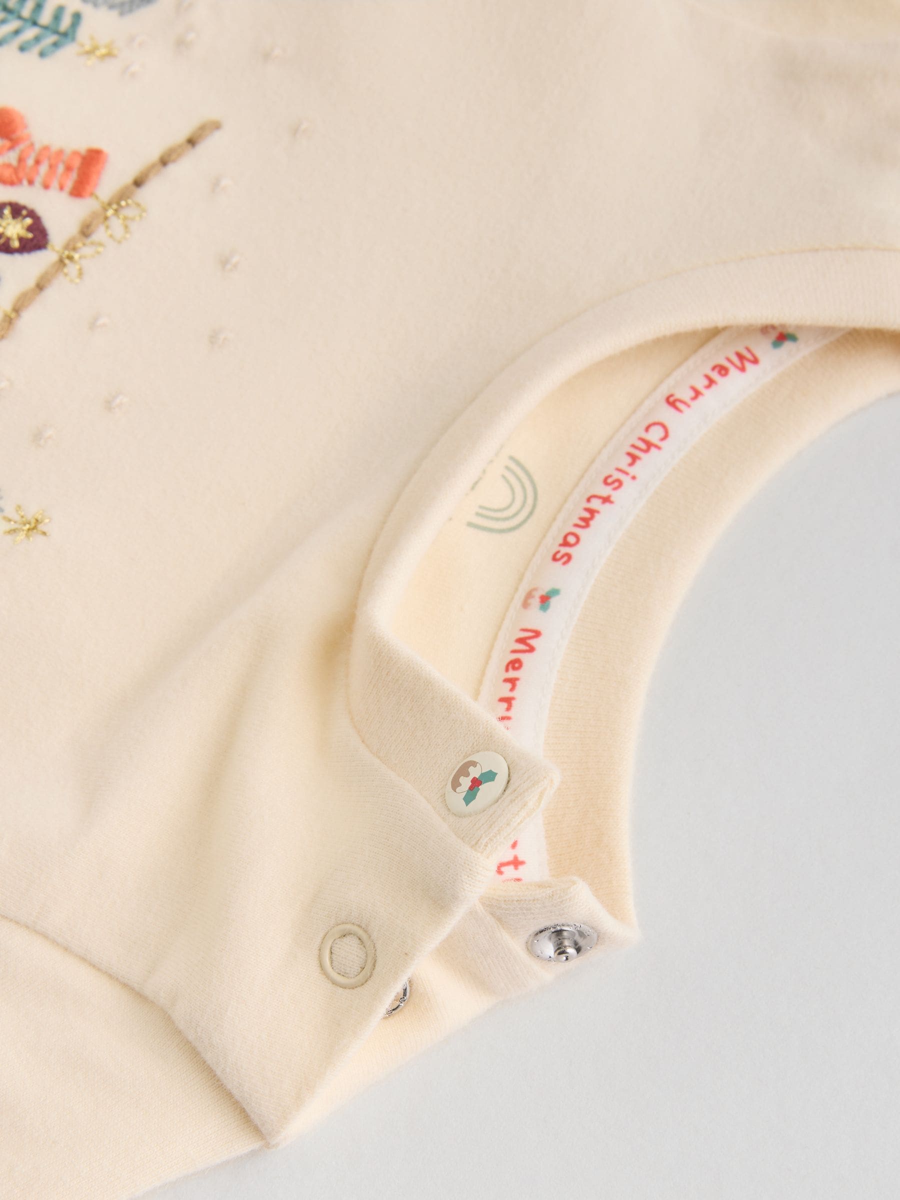 Crème - My First Baby Christmas T-Shirt and Leggings Set (0-18mths)
