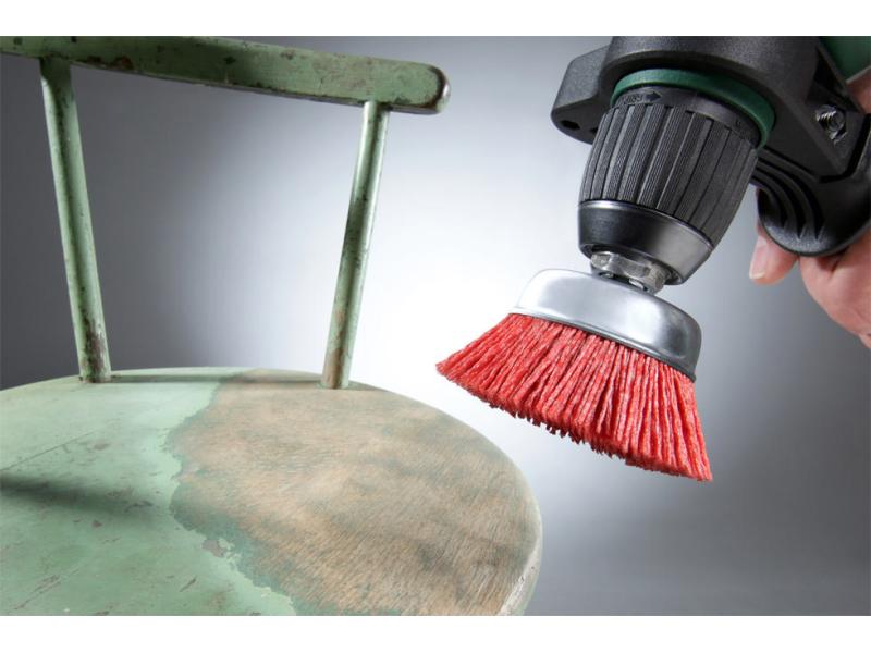 kwb Topfbürste Nylon 50G, Grob Bürste für Bohrmaschinen