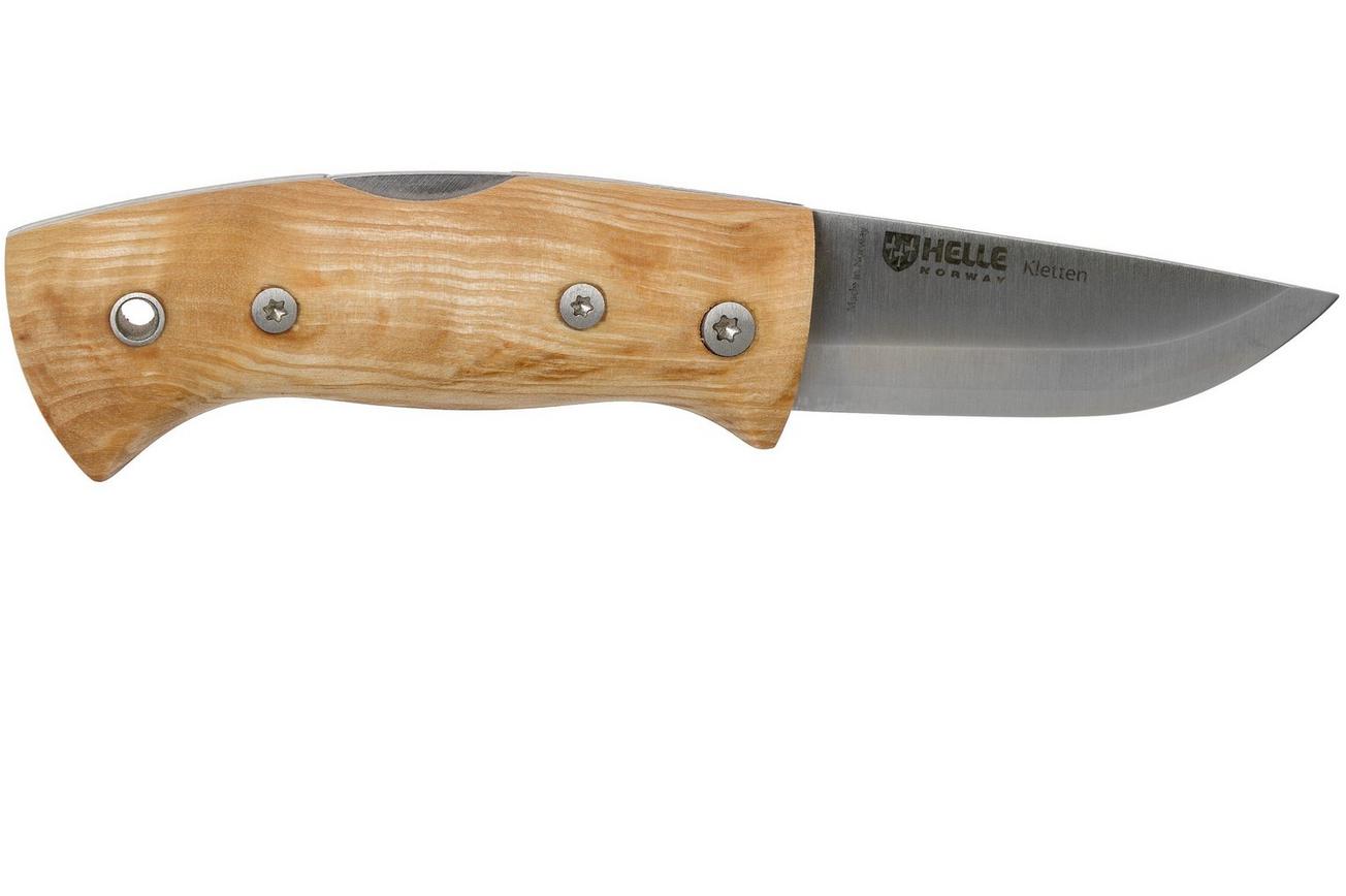 Helle Kletten 662 bushcraft zakmes