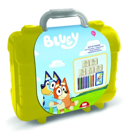 Multiprint Reiseset Bluey Farbstempelkoffer-Set