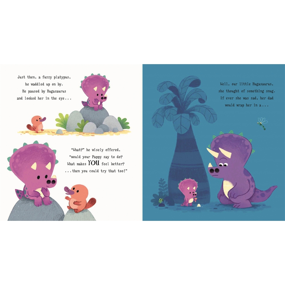 Das Taschenbuch „Der Hugasaurus“ von Rachel Bright