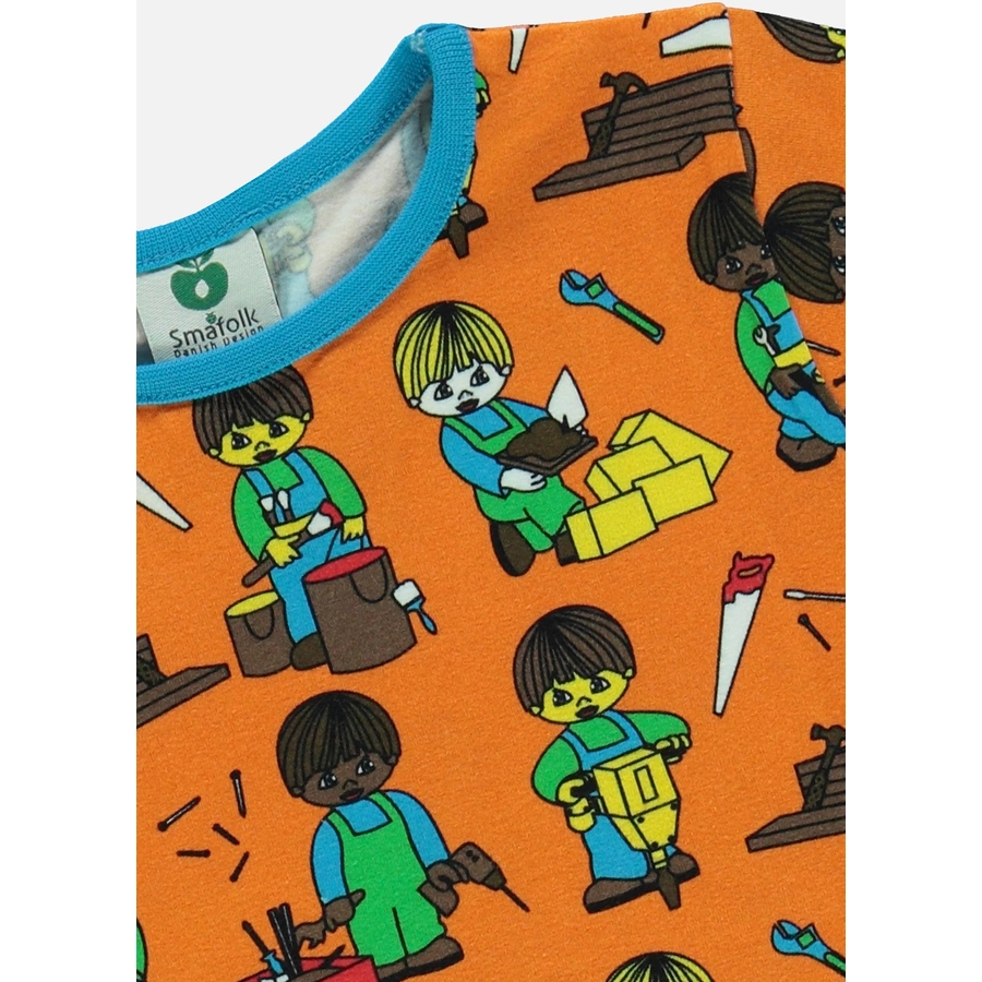 Smafolk T-Shirt Workers orange