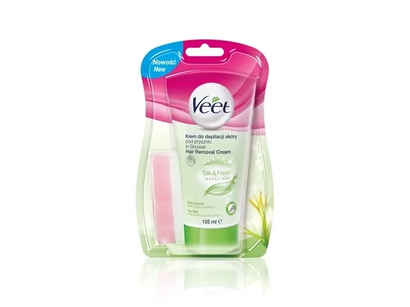 VEET_Silk&Fresh shower depilatory cream for dry skin 135ml