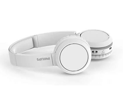 Philips Audio - On-ear Wireless Headphones - White