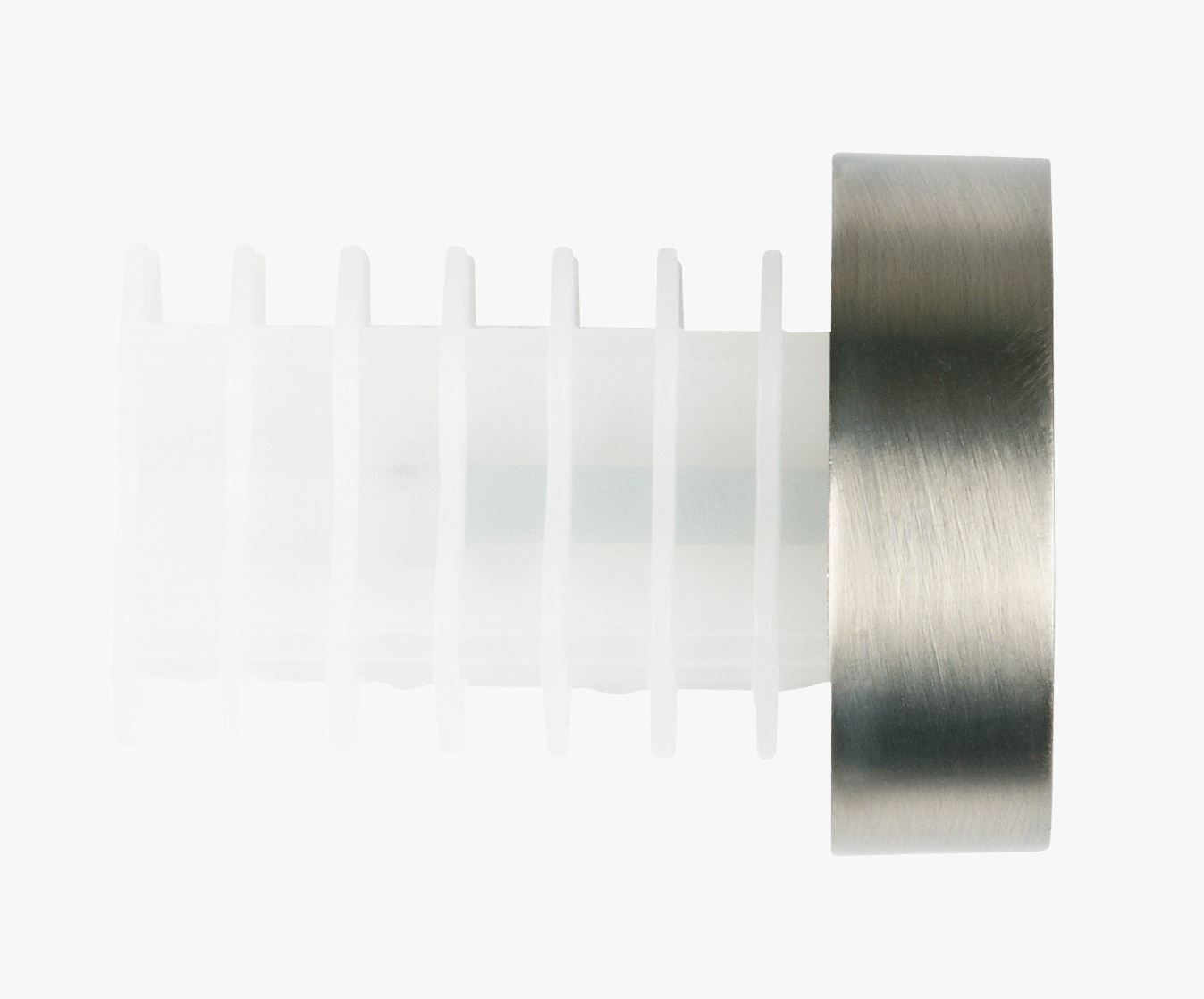 Endestykke 2pk stål - 22/25 mm