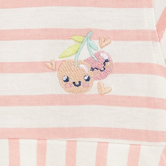 Sweet Summer robe body   Rayure rose        de               P'tit bisou