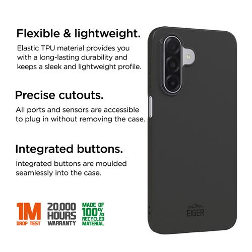 Samsung Galaxy A17 Grip Case Gummi Schutzhülle (EGCA00961)  - Schwarz