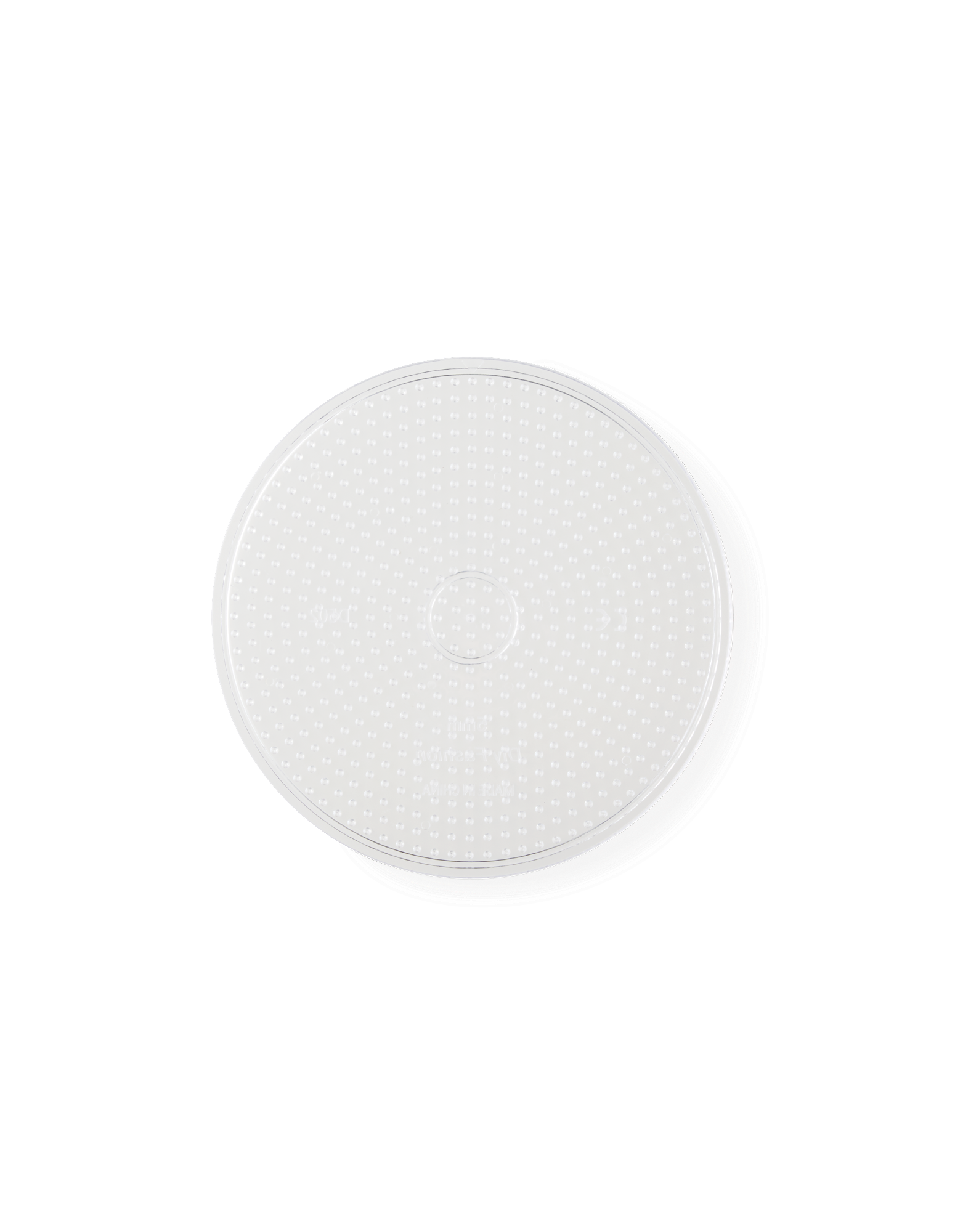 Perleplade stor | Plastik. | Clear