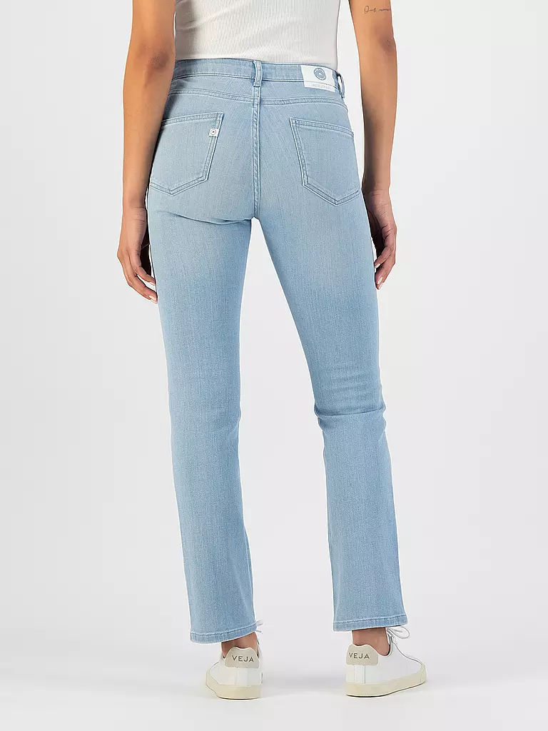 MUD JEANS Jeans Straight Fit FAYE hellblau
