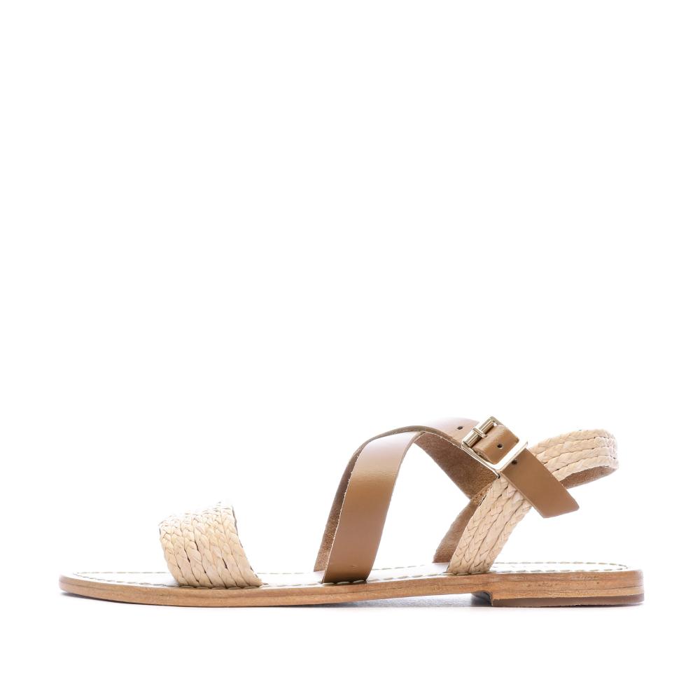 Only Sandales Cognac Femme Only Margot