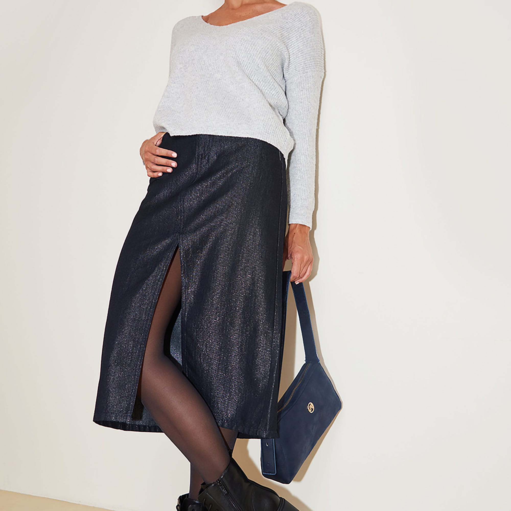Jupe Femme bleu marine