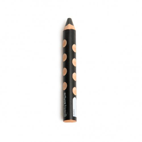 Kleurpotlood 3 in 1, ergonomische grip, zwart
