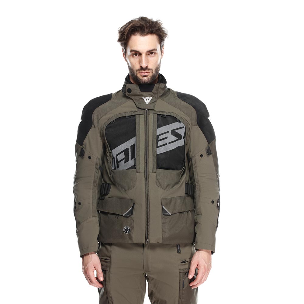 Dainese - Veste Springbok 3L Absoluteshell™ Kaki / Noir / Blanc