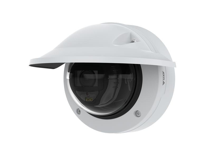 Axis Netzwerkkamera P3267-LVE Dome-Kamera mit 5MP für den Aussenbereich mit Varifokalobjektiv, IR und Deep Learning