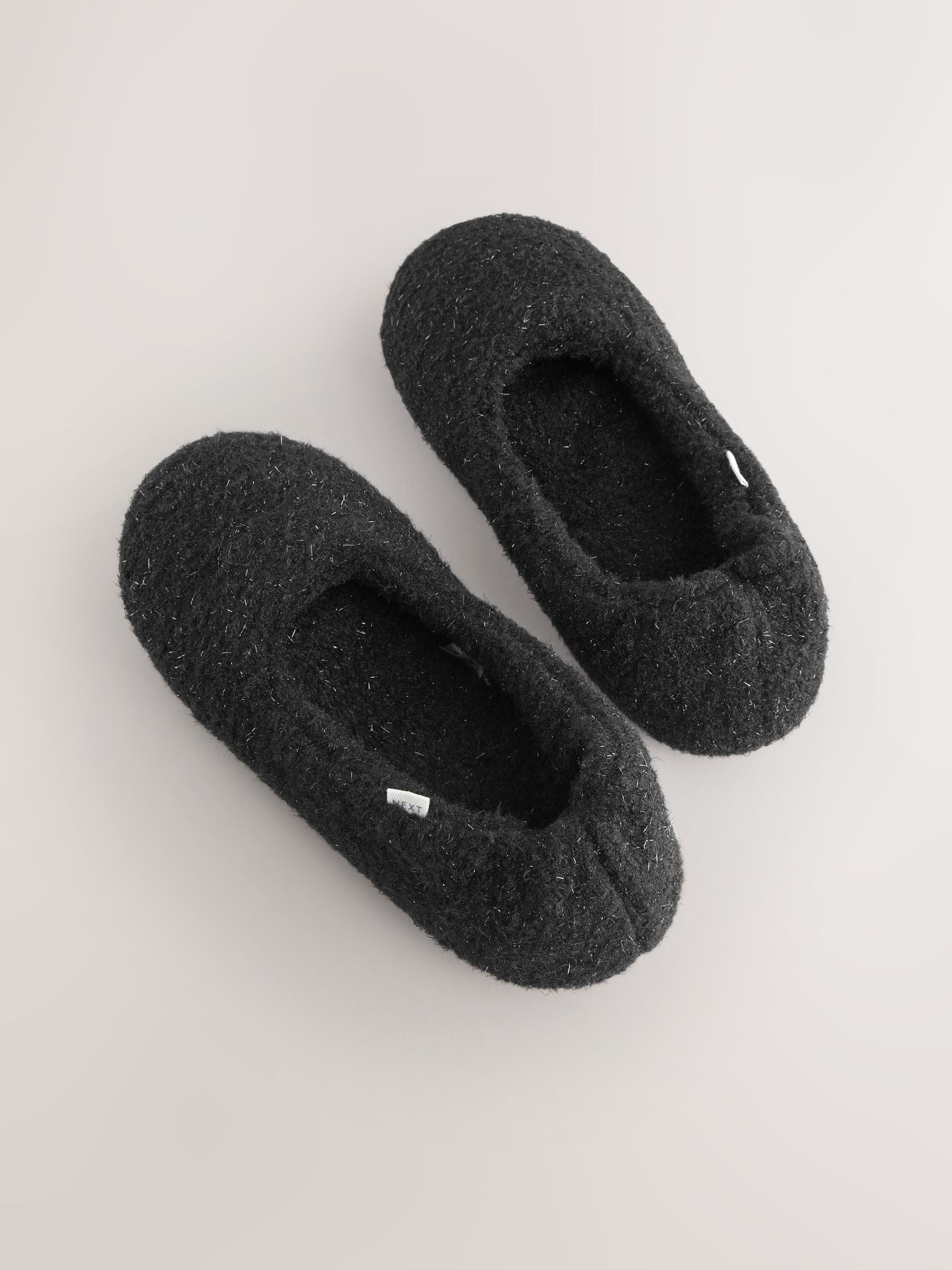 Zwarte glitter - Ballet Flat Slippers