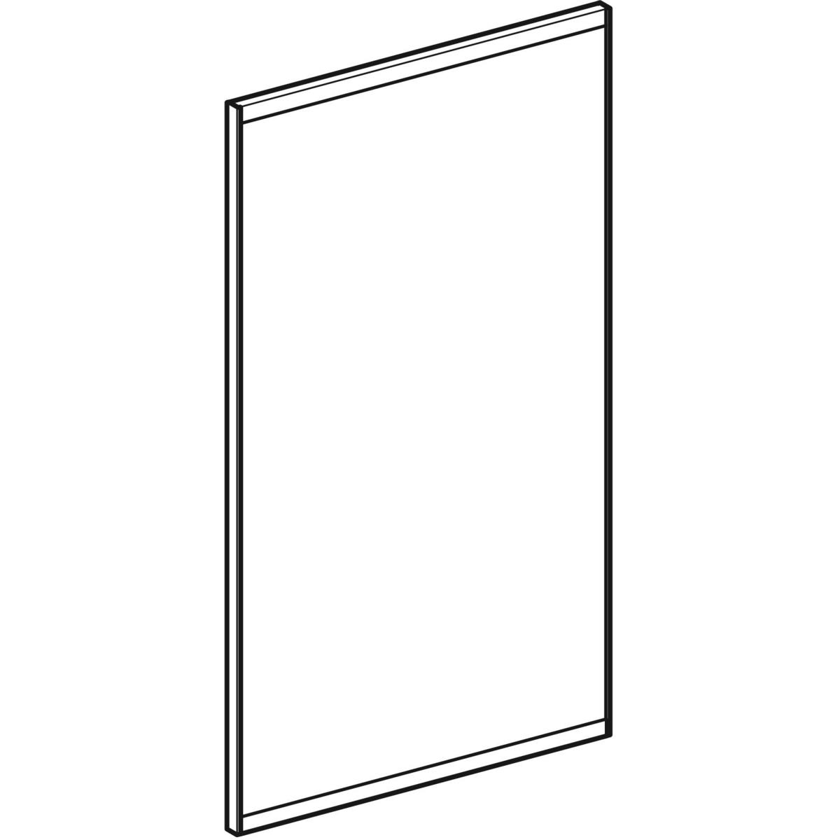 Geberit Option spiegel met verlichting 40x70cm aluminium