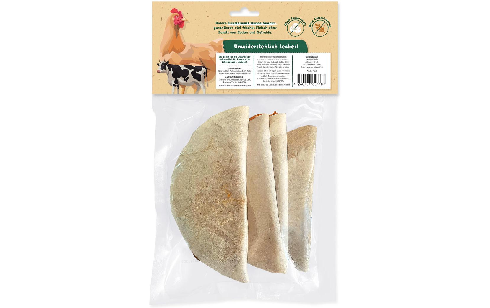 Kausnack Fleischtaschen 4 Stück ca. 320 gKausnack für Hunde
