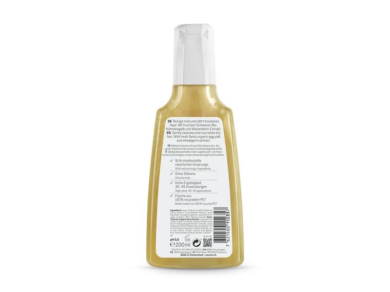 RAUSCH Shampoo Ei-Öl nährend 200 ml Haarshampoo für trockenes Haar