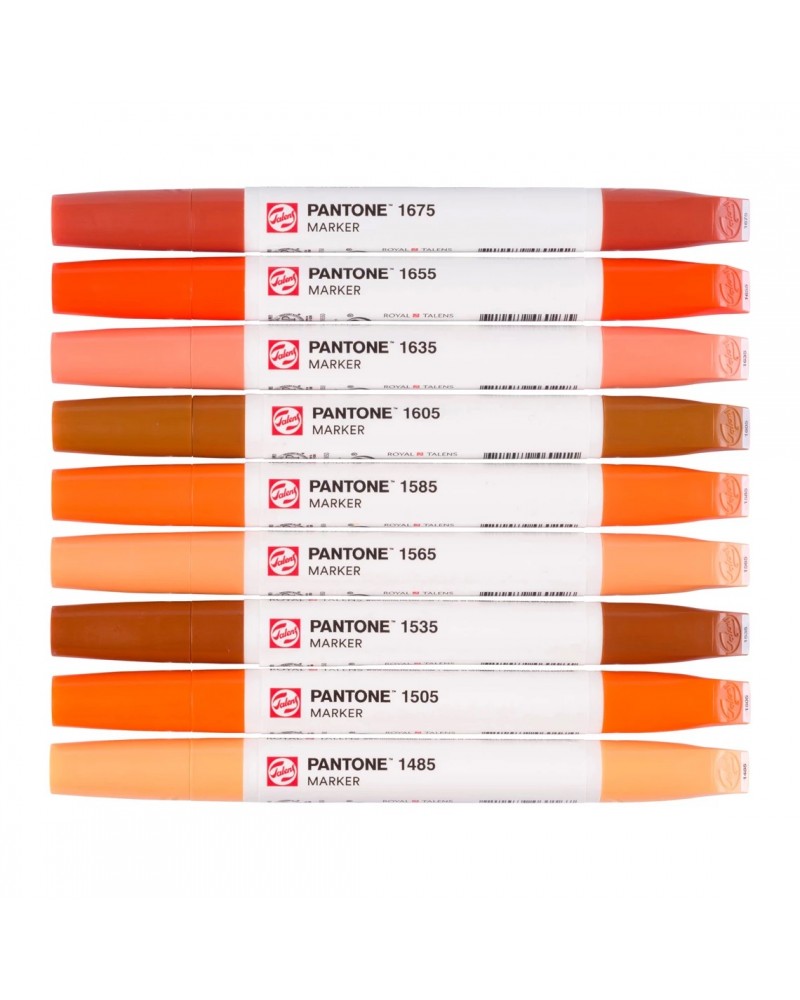Set 9 x Warm Red Pantone