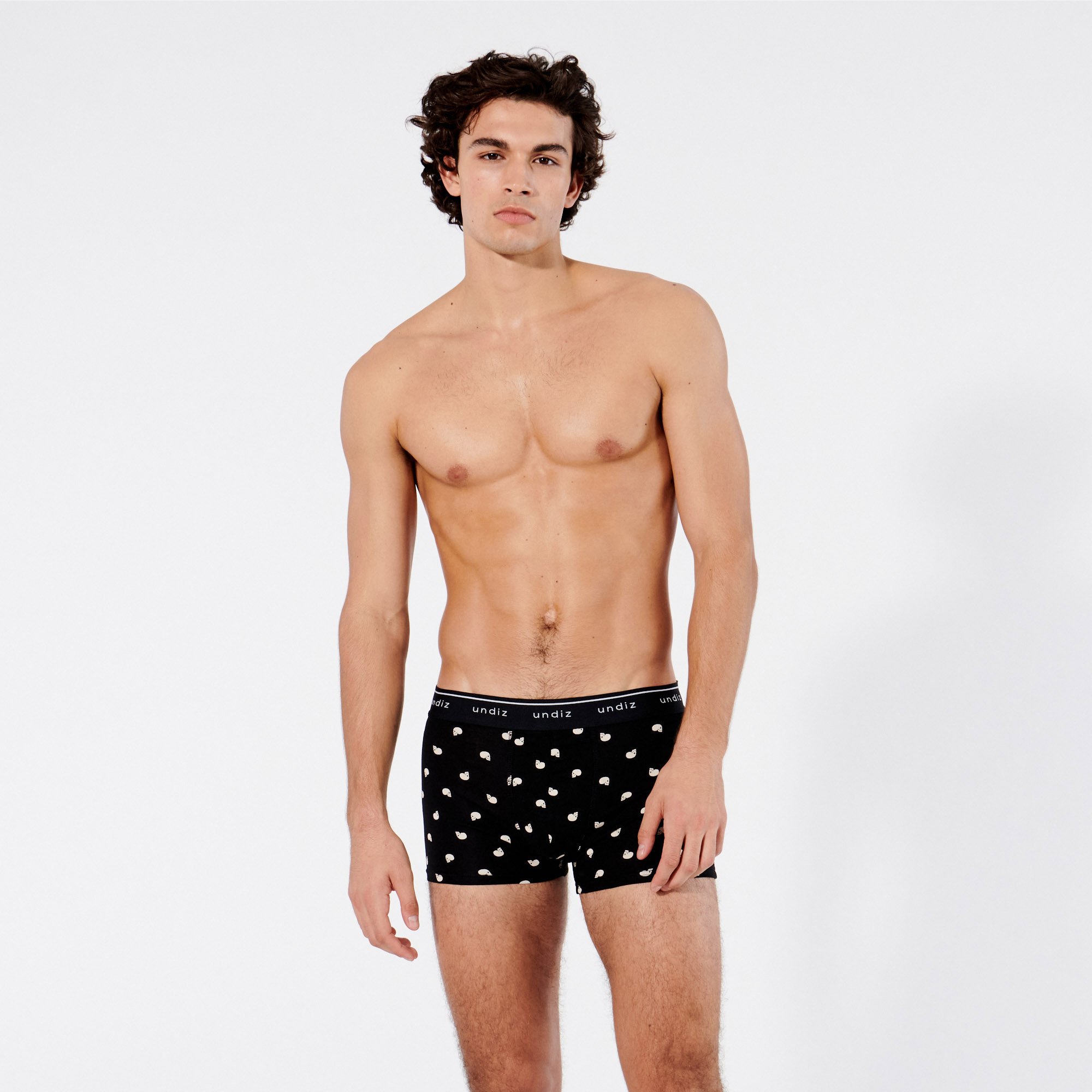 Boxer en coton à motifs têtes de mort