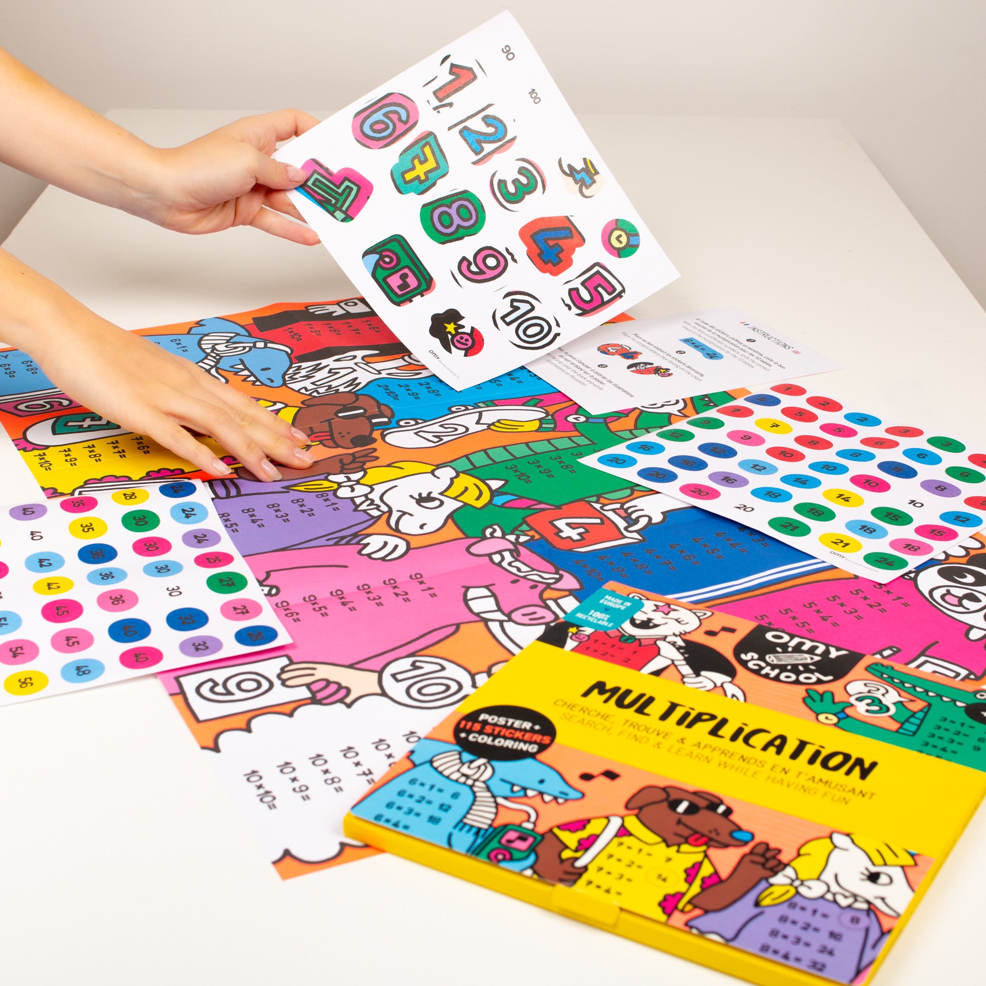 Poster & Stickers OMY School Multiplication
