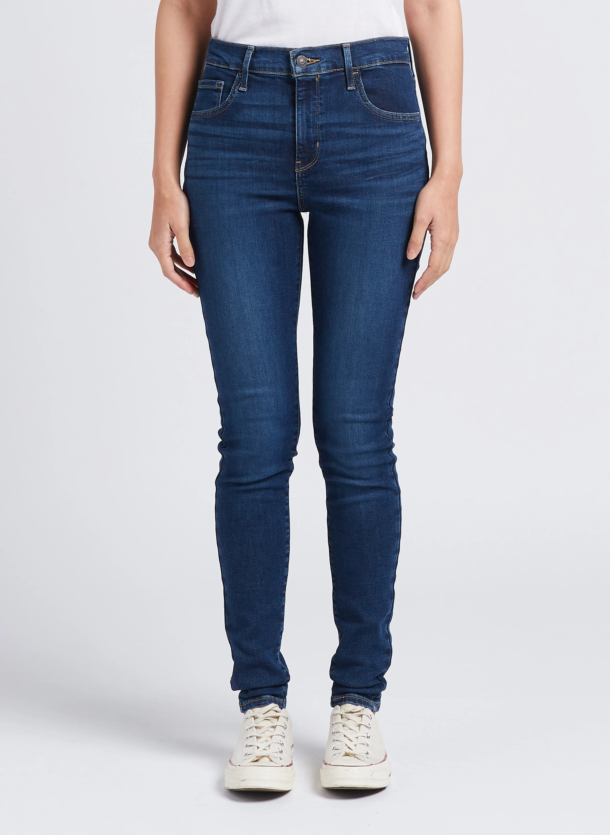 720 HIRISE SUPER SKINNY - Jean skinny taille haute en coton mélangé | Jean Délavé