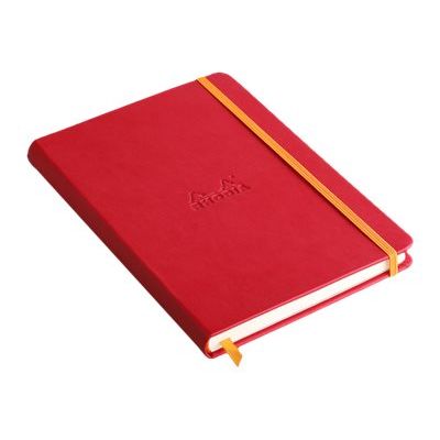 RHODIA Rhodiarama - Carnet de notes - A5 - 192 pages - ligné - coquelicot