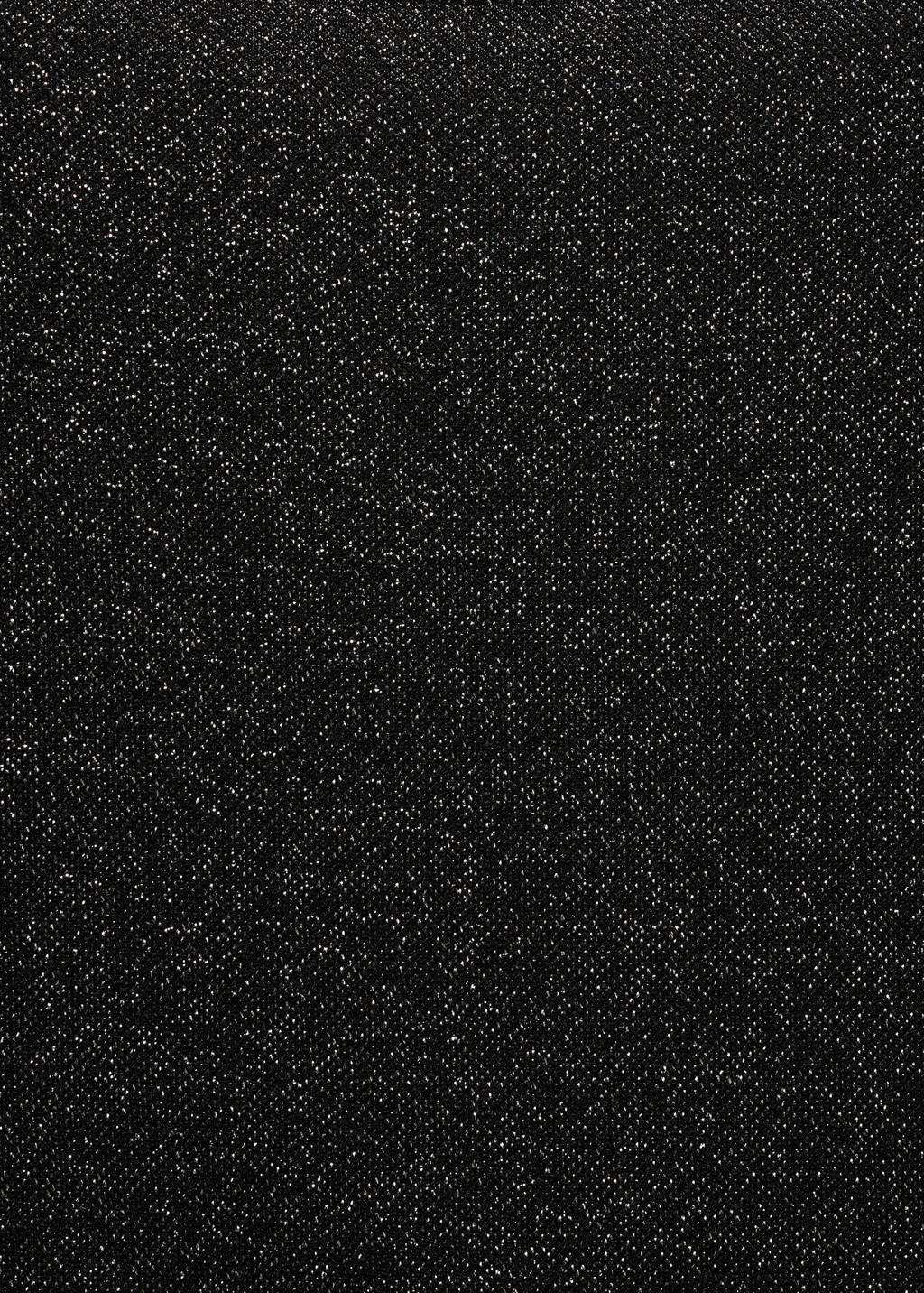MANGO TEEN little black dress glitter zwart
