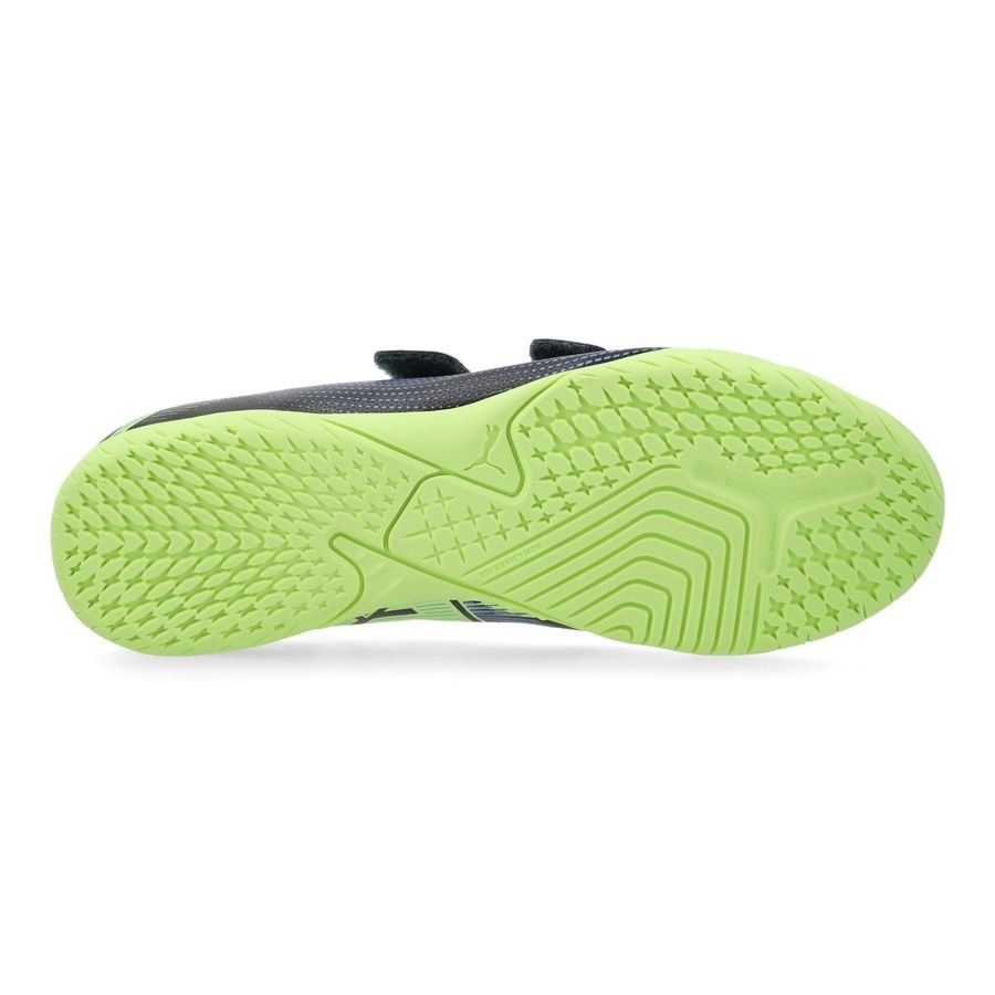 PUMA Future 7 Play Velcro IT Lights Out - Gray Skies/Violet/Fizzy Apple/Blanc Enfant