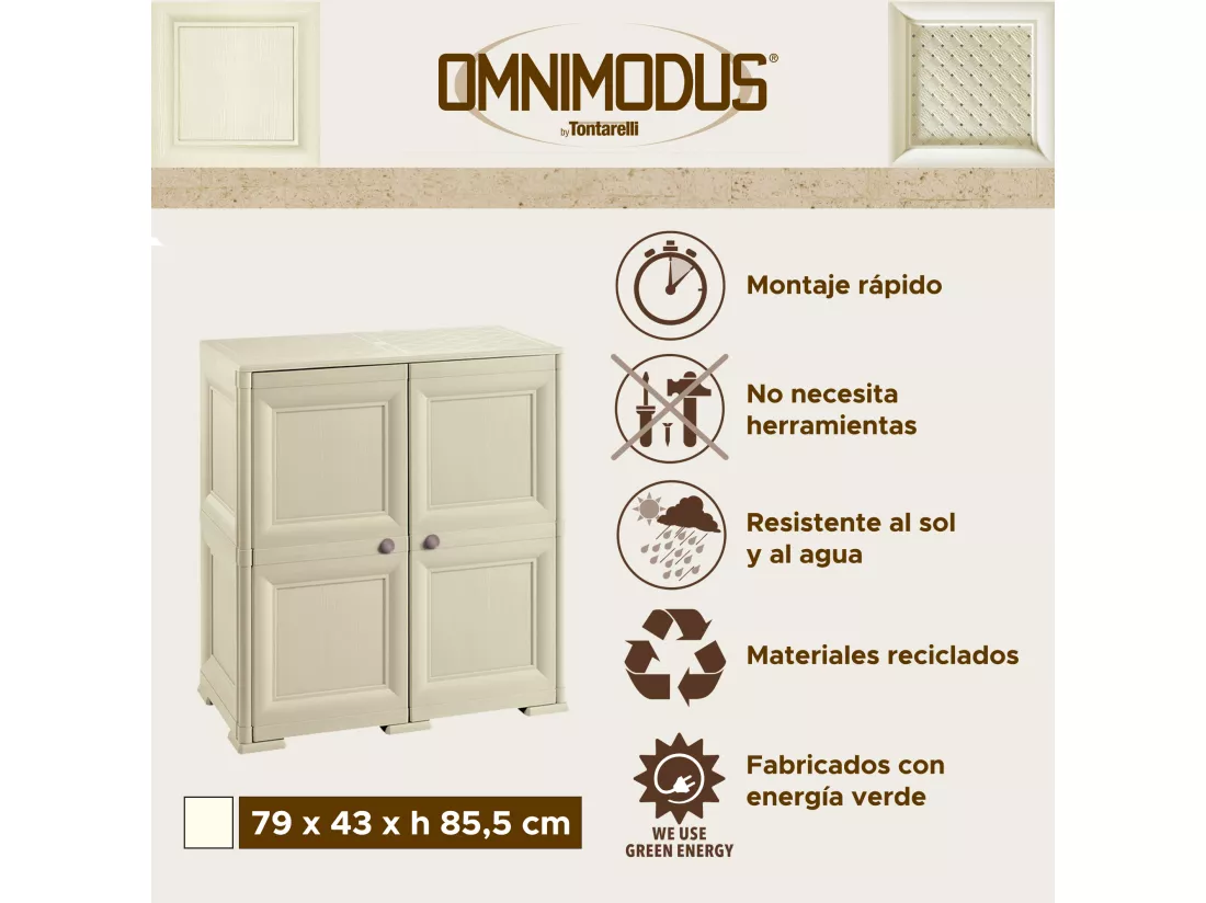 4 Etagères modulaires avec porte-bouteilles 48 gris 279x43x85,5