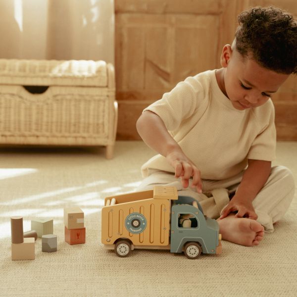 Little Dutch Vuilniswagen Met Pegdolls