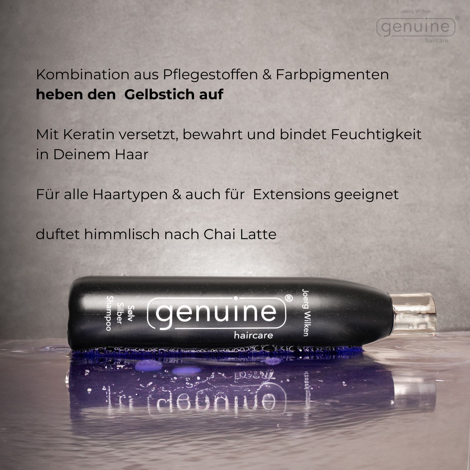 genuine haircare - Sølv Silber Shampoo