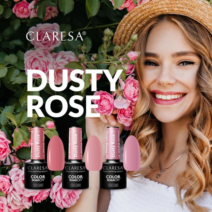 Claresa Nail Polish Hybrid Soak Off Dusty Rose 06 5ml
