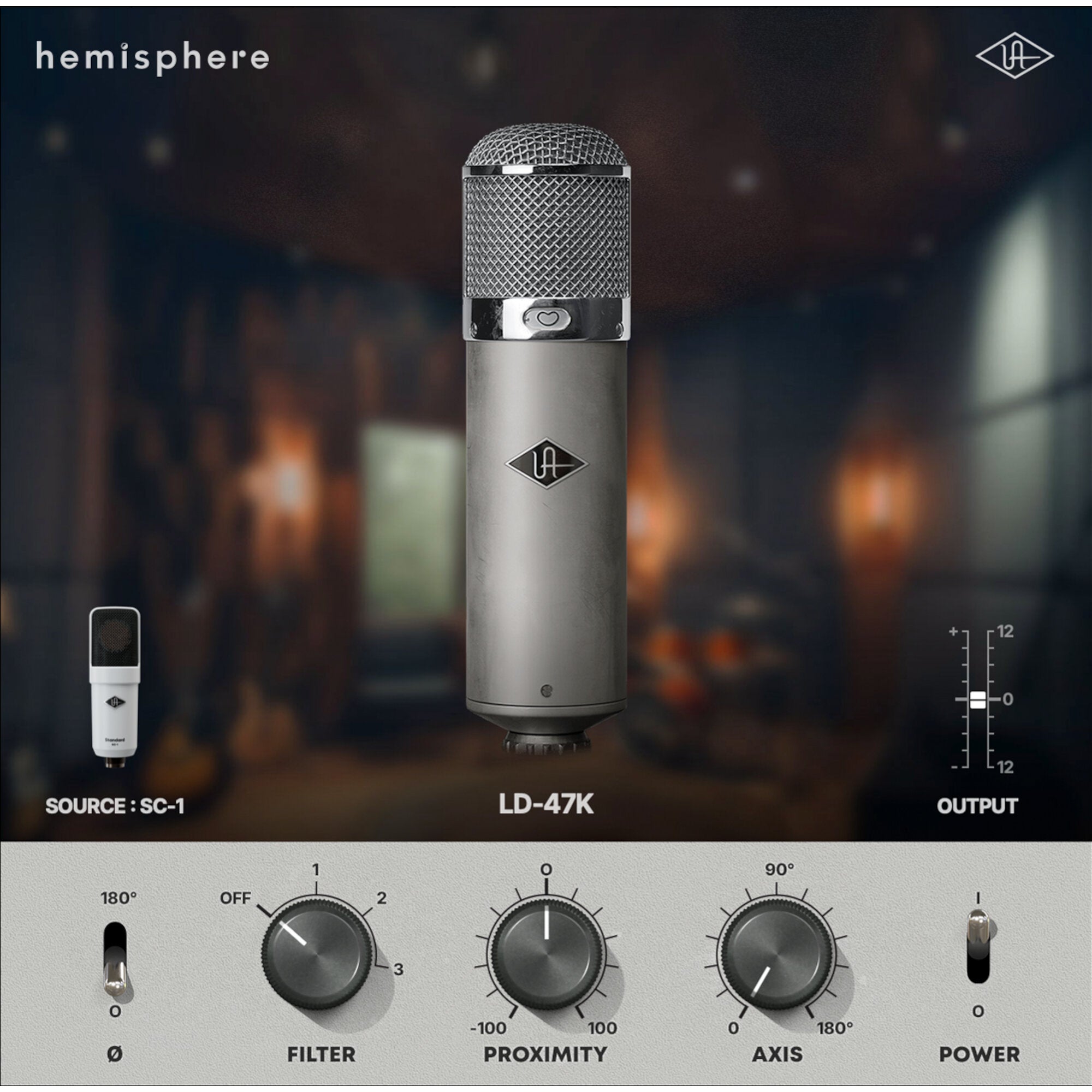 Universal Audio SC-1 grootmembraan condensatormicrofoon