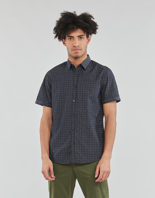Tom Tailor - FITTED PRINTED SHIRT Marino